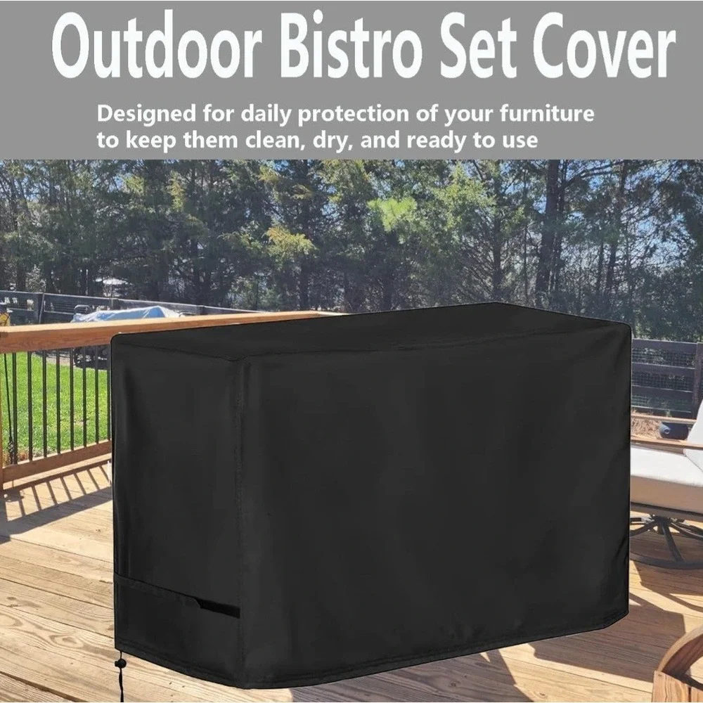 Patio High Top Dining Set Cover, Outdoor‎ Table and Chairs Cover for 5-Piece Bar